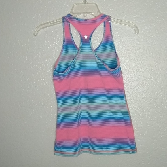 Ivivva by Lululemon racerback stripe tee sz 14 - Picture 5 of 5